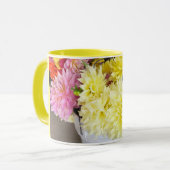 Grote Bloemen Mok (Voorkant links)
