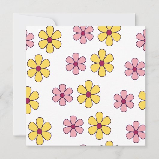 Grote bloemen patroon bevestigen (Voorkant)