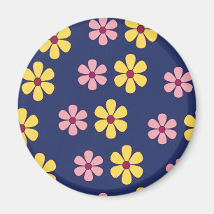Grote bloemen patroon bevestigen magneet