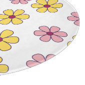 Grote bloemen snijplank (Hoek)