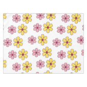 Grote bloemen tafelkleed (Voorkant (Horizontaal))