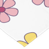 Grote bloemen tafelkleed (Gekanteld)