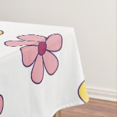Grote bloemen tafelkleed (Voorbeeld)