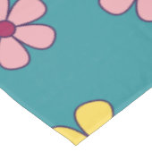 Grote bloemen tafelkleed (Gekanteld)