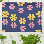 Grote bloemen theedoek (Gevouwen)