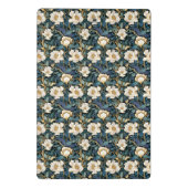 Grote bloemen William Morris geïnspireerd Mini Klembord (Achterkant)