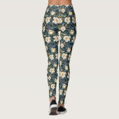 Grote Bloemen William Morris Vrouwen Leggings (Achterkant)