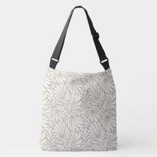 Grote bloemmotief cross-body Canvas tas