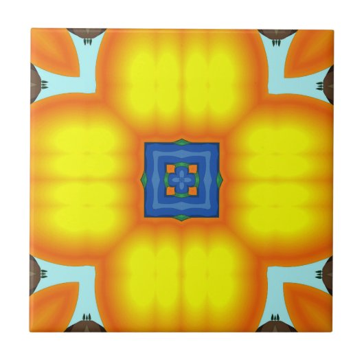 Grote Bloesem Tegeltje (Voorkant)