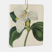 Grote blote trillium keramisch ornament (Rechts)