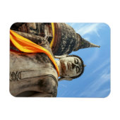 Grote Boeddha in Ayutthaya, Thailand Magneet (Horizontaal)