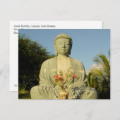 Grote Boeddha in Lahaina Jodo Mission Briefkaart (Voorkant / Achterkant)