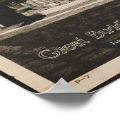 Grote Boeddha Japanse reisposter uit 1930 Poster (Hoek)