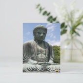 grote boeddha kamakura briefkaart (Staand voorkant)
