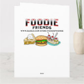 Grote  Boeken, Bloemen en Koffieverjaardag Kaart (Achterkant)