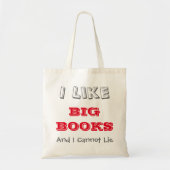 Grote boeken tote bag (Voorkant)