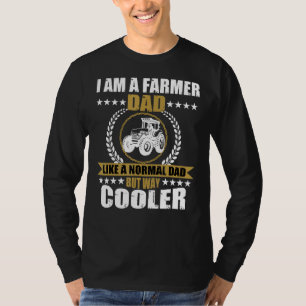 Grote Boer Papa Gift Tractor Boerderij Vader Arabl T-shirt