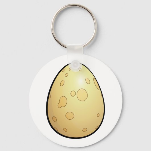 Grote Boerderij Eieren Sleutelhanger (Achterkant)