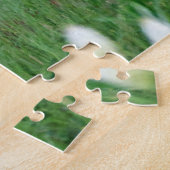 Grote bok in hoog gras legpuzzel (Zijkant)