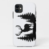 Grote bok tussen pijnbomen vector Case-Mate iPhone case (Achterkant)