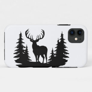 Grote bok tussen pijnbomen vector Case-Mate iPhone case