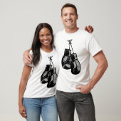 grote bokshandschoenen t-shirt (Unisex)