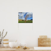 Grote bomen groeien uit kleine eikels. poster (Keuken)