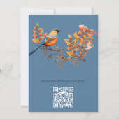 Grote bomen, Herfstbladeren & Blauwvogels. Kaart (Achterkant)