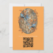 Grote bomen, Herfstbladeren & Blauwvogels. Kaart (Achterkant)