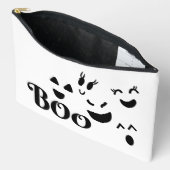 Grote Boo Ghost Face Halloween ontwerp Etui (Open)