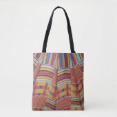 Grote boodschappenwinkel Canvas tas African Print (Voorkant)