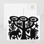 Grote boom briefkaart (Voorkant / Achterkant)