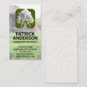 Grote boom | Hedge Clipper | Landschapsontwerp Visitekaartje (Voorkant / Achterkant)