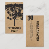 grote boom | Natuurlijke textuur achtergrond Visitekaartje (Voorkant / Achterkant)