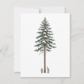 Grote Boom Ster Kerstkaart (Voorkant)