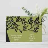 Grote boom Tuin partij functie Kaart (Staand voorkant)