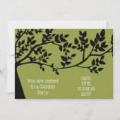 Grote boom Tuinfeest functie Kaart (Voorkant)