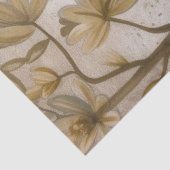 Grote Bos Bloemen & Konijn Decoupage Tissuepapier (Detail)