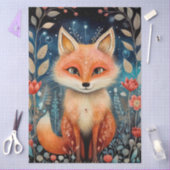 Grote Bos Vos & Bloemen Decoupage Tissuepapier (Craft)