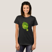 Grote botanische artichokes Vegetarian T-shirt (Voorkant volledig)