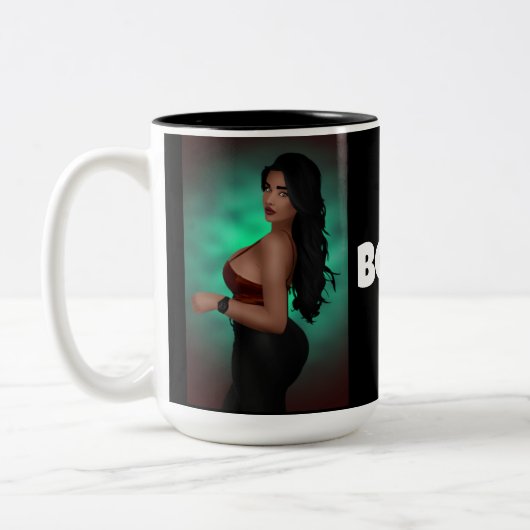 GROTE BOTTOM BEAUTY COFFEE MUGS & BEER STEINS TWEEKLEURIGE KOFFIEMOK (Links)