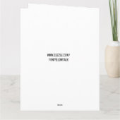 GROTE BOTTOM BEAUTY HAPPY VALENTINE'S DAY BIG KAAR BEDANKKAART (Achterkant)