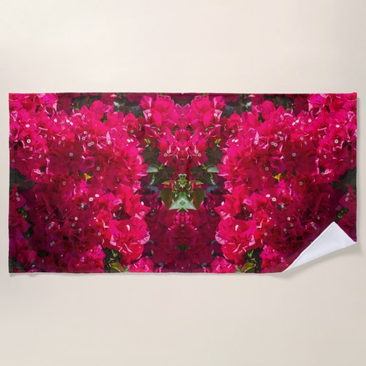Grote Bougainvillea strandlaken (Voorkant)