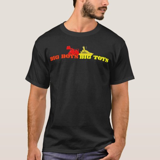 GROTE BOYS, GROTE TOYS T-SHIRT (Voorkant)