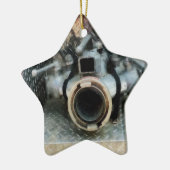 Grote brandslangkop keramisch ornament (Links)