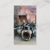 Grote brandslangkop visitekaartje (Achterkant)