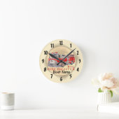 Grote brandweerlieden ronde klok (Huis)