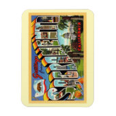 Grote briefgroet Sacramento Californië Magneet (Verticaal)