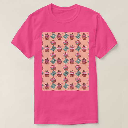 grote british bake van patroon cupcake Graphic T-shirt (Design voorkant)