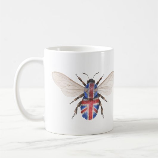 Grote Britse Bumblebee Koffiemok (Links)
